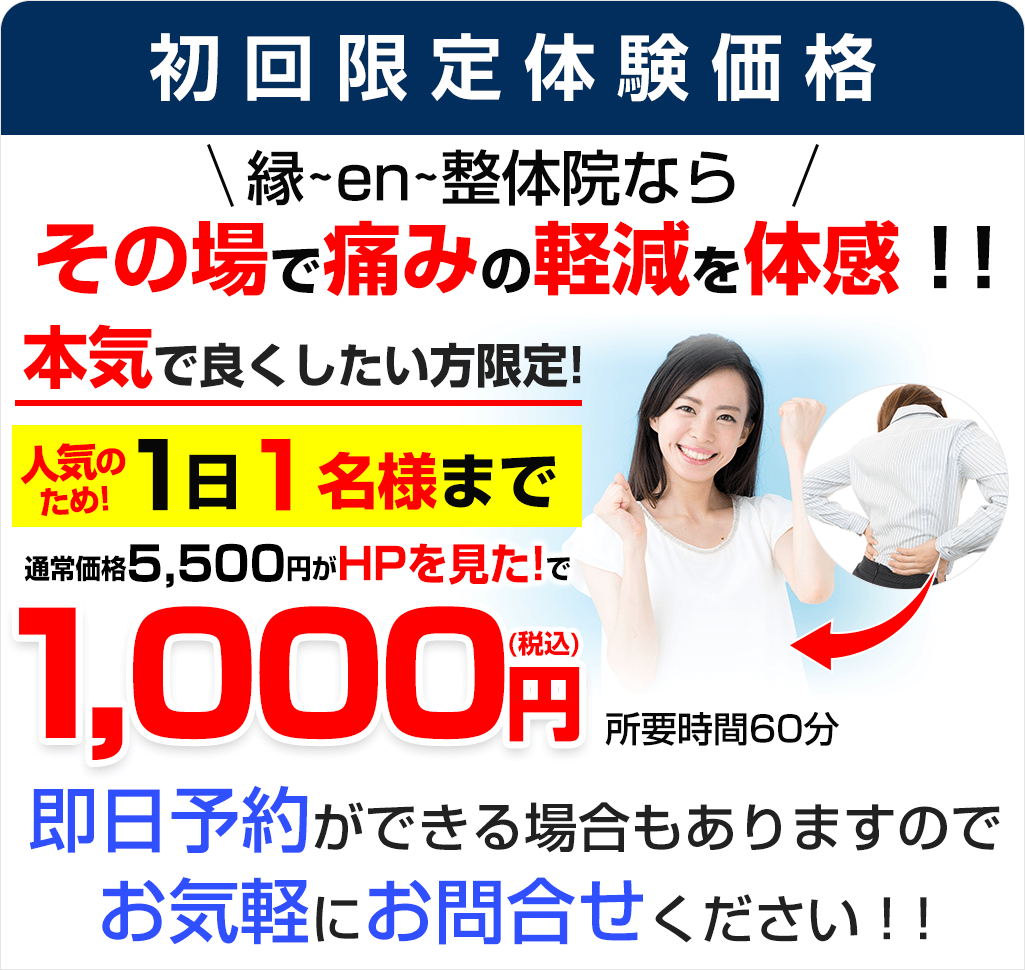 初回料金1,000円